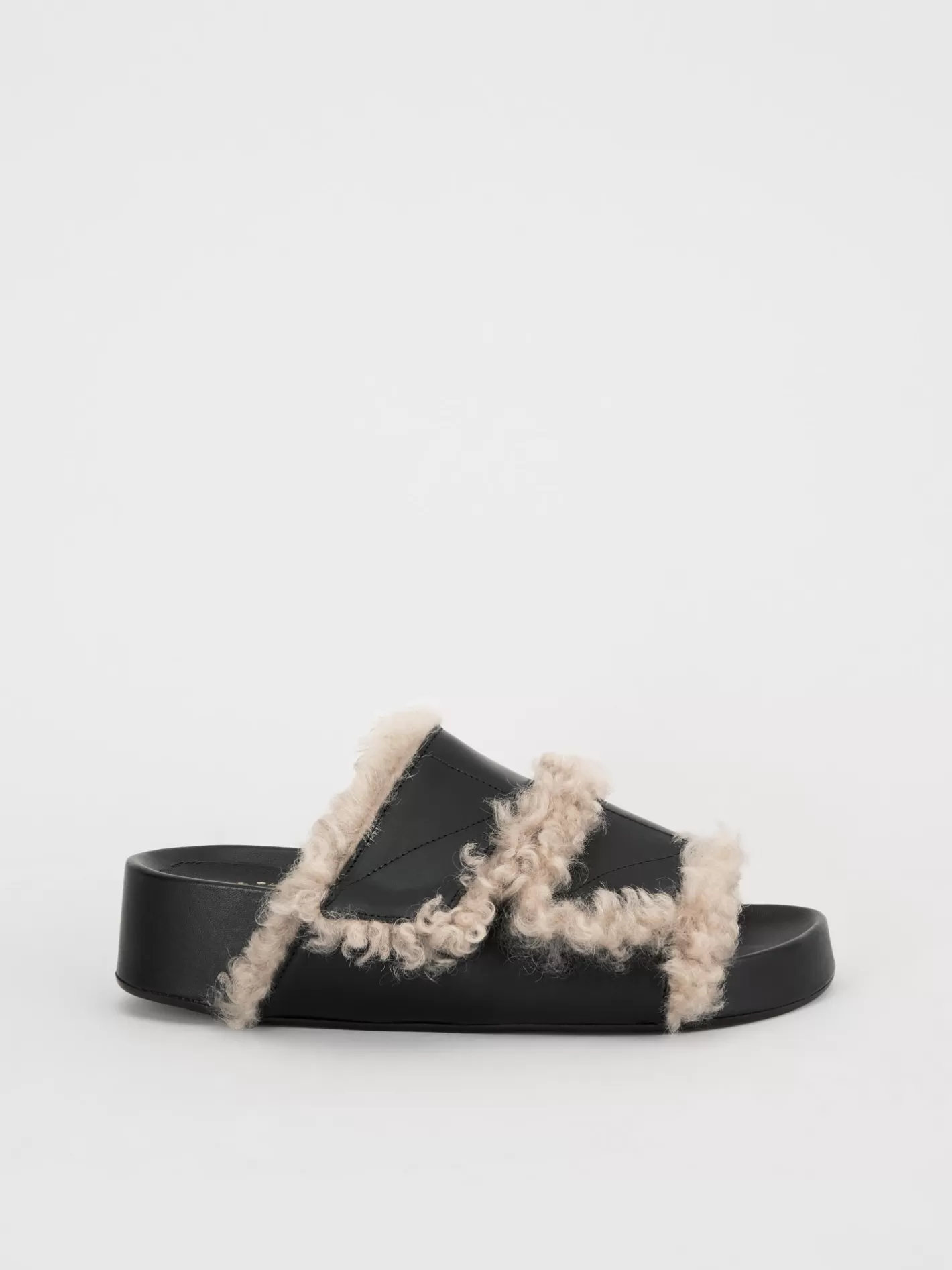 Online Furlo Leather/Shearling Comfy Sandals Women Sandals