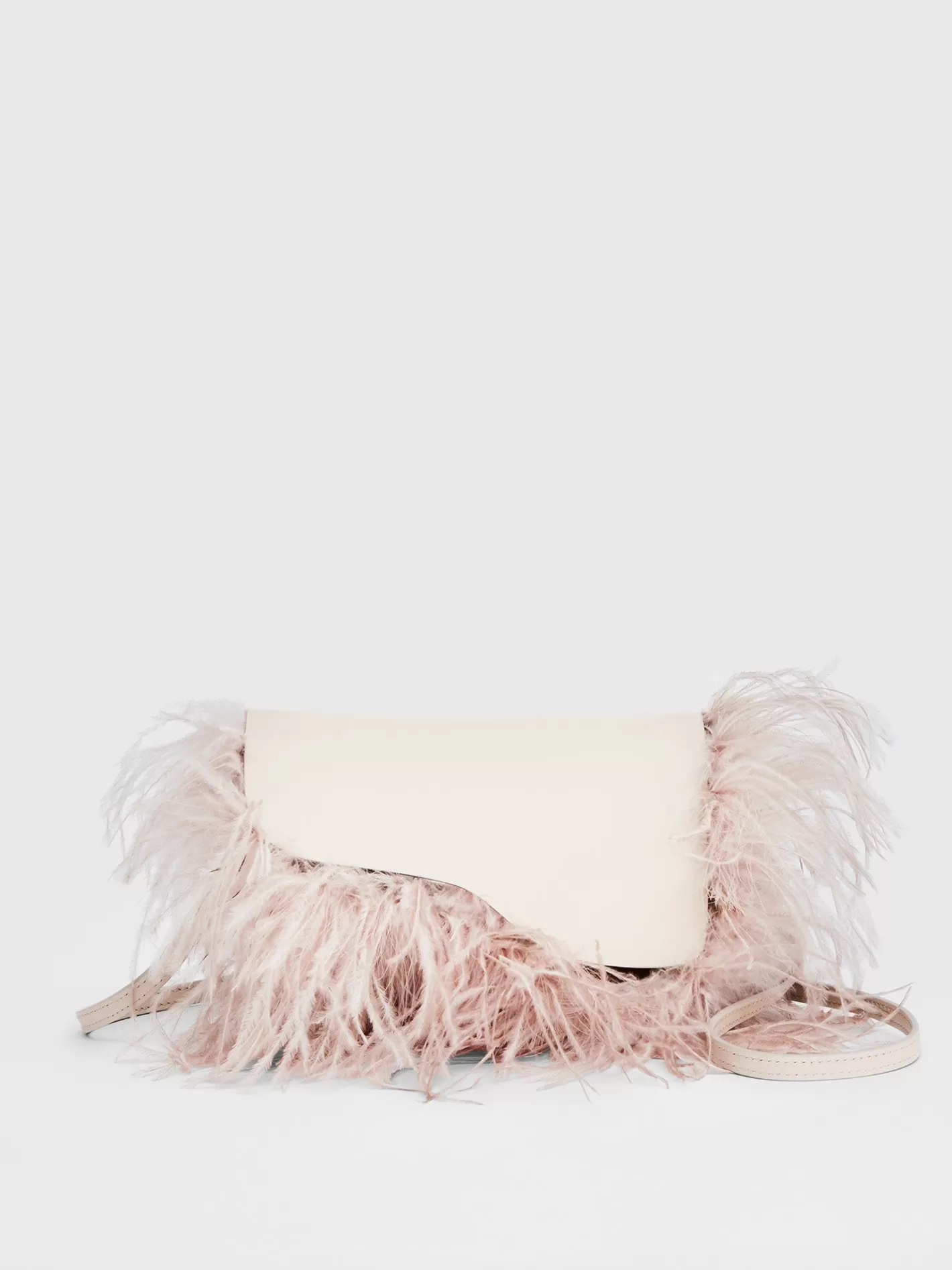 Sale Scarlino Nappa/Feathers Pouch Bag Women Crossbody Bags