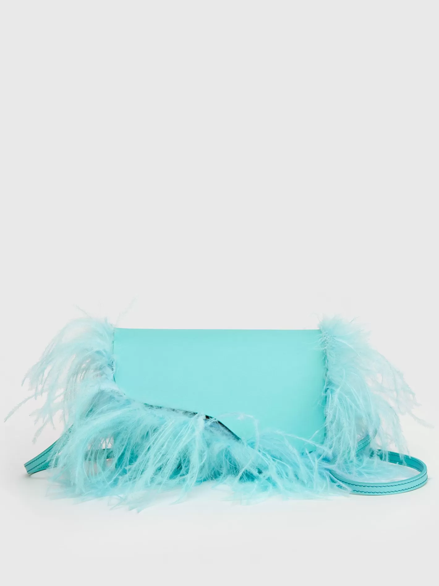 Best Sale Scarlino Nappa/Feathers Pouch Bag Women Crossbody Bags