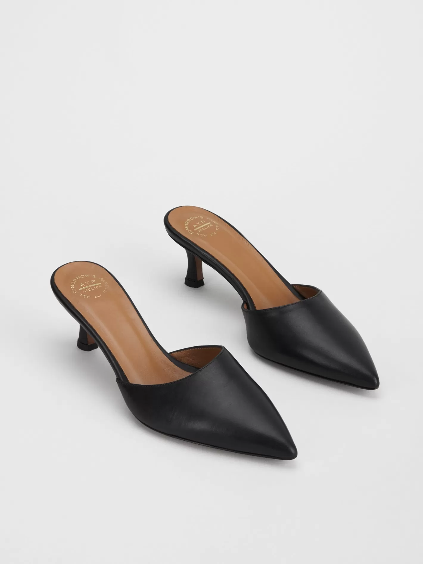 Discount Solferino Leather Mules Women Pumps & Heels